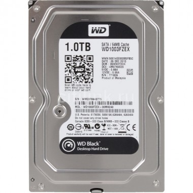 Western Digital HDD SATA-III 1000Gb Black